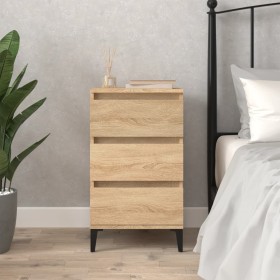 Nachttisch aus Sonoma-Eichensperrholz, 40 x 35 x 70 cm von vidaXL, Nachttische - Ref: Foro24-819671, Preis: 62,97 €, Rabatt: %