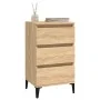 Mesita de noche madera contrachapada roble sonoma 40x35x70 cm de vidaXL, Mesitas de noche - Ref: Foro24-819671, Precio: 62,02...