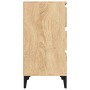 Mesita de noche madera contrachapada roble sonoma 40x35x70 cm de vidaXL, Mesitas de noche - Ref: Foro24-819671, Precio: 63,44...