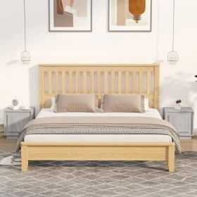 Bedside tables 2 pcs plywood gray 44x35x45 cm by vidaXL, Nightstands - Ref: Foro24-819849, Price: 58,98 €, Discount: %