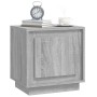 Bedside tables 2 pcs plywood gray 44x35x45 cm by vidaXL, Nightstands - Ref: Foro24-819849, Price: 59,71 €, Discount: %