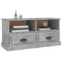 Concrete gray plywood TV cabinet 93x35.5x45 cm by vidaXL, TV Furniture - Ref: Foro24-816468, Price: 59,48 €, Discount: %