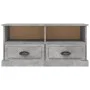 Concrete gray plywood TV cabinet 93x35.5x45 cm by vidaXL, TV Furniture - Ref: Foro24-816468, Price: 59,48 €, Discount: %