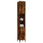 Armario de baño madera contrachapada roble ahumado 30x30x190 cm de vidaXL, Muebles de baño - Ref: Foro24-819801, Precio: 77,2...