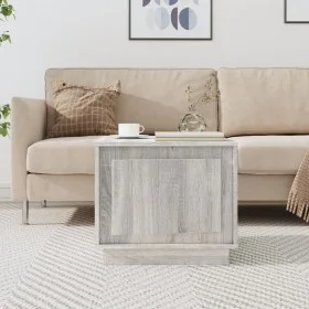 Sonoma gray plywood coffee table 51x50x44 cm by vidaXL, Coffee table - Ref: Foro24-819874, Price: 51,26 €, Discount: %