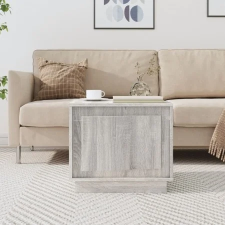 Mesa de centro madera contrachapada gris Sonoma 51x50x44 cm de vidaXL, Mesas de centro - Ref: Foro24-819874, Precio: 51,26 €,...