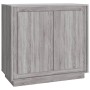 Aparador de madera contrachapada gris Sonoma 80x34x75 cm de vidaXL, Aparadores - Ref: Foro24-819890, Precio: 79,19 €, Descuen...