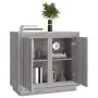 Aparador de madera contrachapada gris Sonoma 80x34x75 cm de vidaXL, Aparadores - Ref: Foro24-819890, Precio: 86,08 €, Descuen...
