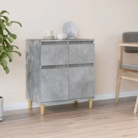 Concrete gray plywood sideboard 60x35x70 cm by vidaXL, Sideboards - Ref: Foro24-819680, Price: 59,13 €, Discount: %