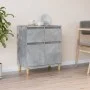 Aparador de madera contrachapada gris hormigón 60x35x70 cm de vidaXL, Aparadores - Ref: Foro24-819680, Precio: 59,13 €, Descu...