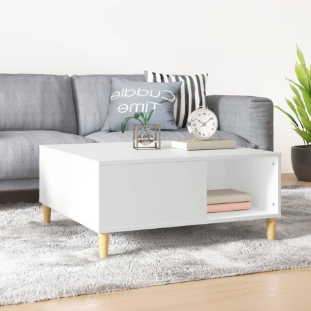 Couchtisch aus weißem Sperrholz, 80 x 80 x 36,5 cm von vidaXL, Couchtisch - Ref: Foro24-821092, Preis: 67,43 €, Rabatt: %