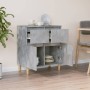 Concrete gray plywood sideboard 60x35x70 cm by vidaXL, Sideboards - Ref: Foro24-819680, Price: 59,86 €, Discount: %