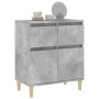 Betongraues Sperrholz-Sideboard 60x35x70 cm von vidaXL, Sideboards - Ref: Foro24-819680, Preis: 59,86 €, Rabatt: %