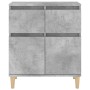 Betongraues Sperrholz-Sideboard 60x35x70 cm von vidaXL, Sideboards - Ref: Foro24-819680, Preis: 59,86 €, Rabatt: %