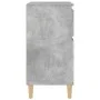 Aparador de madera contrachapada gris hormigón 60x35x70 cm de vidaXL, Aparadores - Ref: Foro24-819680, Precio: 59,13 €, Descu...