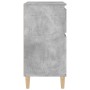 Betongraues Sperrholz-Sideboard 60x35x70 cm von vidaXL, Sideboards - Ref: Foro24-819680, Preis: 59,86 €, Rabatt: %