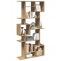 Estantería madera de ingeniería roble artisian 92x29x188 cm