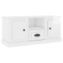 Hochglanzweißer TV-Schrank aus Sperrholz, 100 x 35,5 x 45 cm von vidaXL, TV-Möbel - Ref: Foro24-816458, Preis: 59,97 €, Rabat...