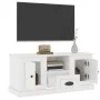Hochglanzweißer TV-Schrank aus Sperrholz, 100 x 35,5 x 45 cm von vidaXL, TV-Möbel - Ref: Foro24-816458, Preis: 59,39 €, Rabat...