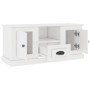 Hochglanzweißer TV-Schrank aus Sperrholz, 100 x 35,5 x 45 cm von vidaXL, TV-Möbel - Ref: Foro24-816458, Preis: 59,97 €, Rabat...