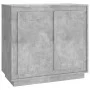 Concrete gray plywood sideboard 80x34x75 cm by vidaXL, Sideboards - Ref: Foro24-819888, Price: 80,42 €, Discount: %