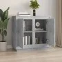 Concrete gray plywood sideboard 80x34x75 cm by vidaXL, Sideboards - Ref: Foro24-819888, Price: 80,42 €, Discount: %