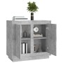 Betongraues Sperrholz-Sideboard 80x34x75 cm von vidaXL, Sideboards - Ref: Foro24-819888, Preis: 81,53 €, Rabatt: %