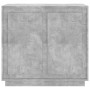 Betongraues Sperrholz-Sideboard 80x34x75 cm von vidaXL, Sideboards - Ref: Foro24-819888, Preis: 81,53 €, Rabatt: %