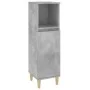 Badezimmerschrank aus betongrauem Sperrholz, 30 x 30 x 100 cm von vidaXL, Badezimmermöbel - Ref: Foro24-819808, Preis: 53,25 ...