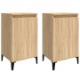 Nachttische 2 Stück Eichensperrholz 40x35x70 cm von vidaXL, Nachttische - Ref: Foro24-819651, Preis: 67,88 €, Rabatt: %