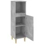 Badezimmerschrank aus betongrauem Sperrholz, 30 x 30 x 100 cm von vidaXL, Badezimmermöbel - Ref: Foro24-819808, Preis: 53,25 ...
