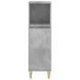 Concrete gray plywood bathroom cabinet 30x30x100 cm by vidaXL, Bathroom furniture - Ref: Foro24-819808, Price: 53,14 €, Disco...