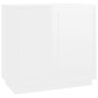 Hochglanz-Weißer Sperrholz-Sideboard 80x34x75 cm von vidaXL, Sideboards - Ref: Foro24-819886, Preis: 93,93 €, Rabatt: %
