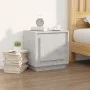 Mesita de noche madera contrachapada gris hormigón 44x35x45 cm de vidaXL, Mesitas de noche - Ref: Foro24-819844, Precio: 35,6...