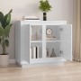 Hochglanz-Weißer Sperrholz-Sideboard 80x34x75 cm von vidaXL, Sideboards - Ref: Foro24-819886, Preis: 93,93 €, Rabatt: %