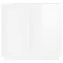Aparador de madera contrachapada blanco brillante 80x34x75 cm de vidaXL, Aparadores - Ref: Foro24-819886, Precio: 92,47 €, De...