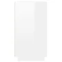 Aparador de madera contrachapada blanco brillante 80x34x75 cm de vidaXL, Aparadores - Ref: Foro24-819886, Precio: 92,47 €, De...