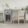 Sonoma gray plywood desk and drawer 115x50x75cm by vidaXL, Desks - Ref: Foro24-816478, Price: 93,68 €, Discount: %