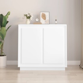 Weißer Sperrholz-Sideboard 80x34x75 cm von vidaXL, Sideboards - Ref: Foro24-819884, Preis: 92,32 €, Rabatt: %