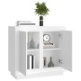 Aparador de madera contrachapada blanco 80x34x75 cm by vidaXL, Sideboards - Ref: Foro24-819884, Price: 92,25 €, Discount: %