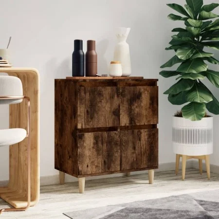 Sperrholz Sideboard geräucherte Eiche Farbe 60x35x70 cm von vidaXL, Sideboards - Ref: Foro24-821161, Preis: 59,33 €, Rabatt: %