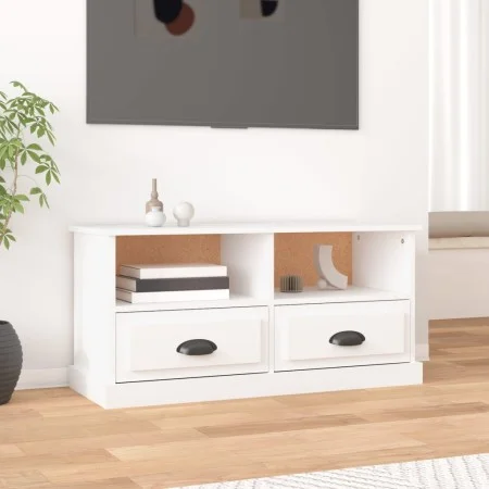 Weißer TV-Schrank aus Sperrholz, 93 x 35,5 x 45 cm von vidaXL, TV-Möbel - Ref: Foro24-816464, Preis: 54,58 €, Rabatt: %