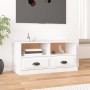 Weißer TV-Schrank aus Sperrholz, 93 x 35,5 x 45 cm von vidaXL, TV-Möbel - Ref: Foro24-816464, Preis: 55,19 €, Rabatt: %