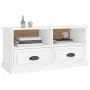 Weißer TV-Schrank aus Sperrholz, 93 x 35,5 x 45 cm von vidaXL, TV-Möbel - Ref: Foro24-816464, Preis: 54,58 €, Rabatt: %