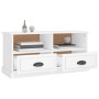 Weißer TV-Schrank aus Sperrholz, 93 x 35,5 x 45 cm von vidaXL, TV-Möbel - Ref: Foro24-816464, Preis: 55,19 €, Rabatt: %