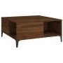 Couchtisch aus braunem Eichensperrholz, 80 x 80 x 36,5 cm von vidaXL, Couchtisch - Ref: Foro24-821107, Preis: 49,21 €, Rabatt: %