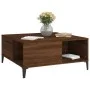 Couchtisch aus braunem Eichensperrholz, 80 x 80 x 36,5 cm von vidaXL, Couchtisch - Ref: Foro24-821107, Preis: 49,21 €, Rabatt: %