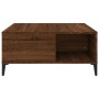 Couchtisch aus braunem Eichensperrholz, 80 x 80 x 36,5 cm von vidaXL, Couchtisch - Ref: Foro24-821107, Preis: 49,21 €, Rabatt: %