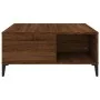 Couchtisch aus braunem Eichensperrholz, 80 x 80 x 36,5 cm von vidaXL, Couchtisch - Ref: Foro24-821107, Preis: 49,21 €, Rabatt: %
