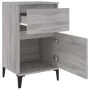 Nachttische 2 Stück Sonomagrau Farbe 40x35x70 cm von vidaXL, Nachttische - Ref: Foro24-819721, Preis: 85,03 €, Rabatt: %